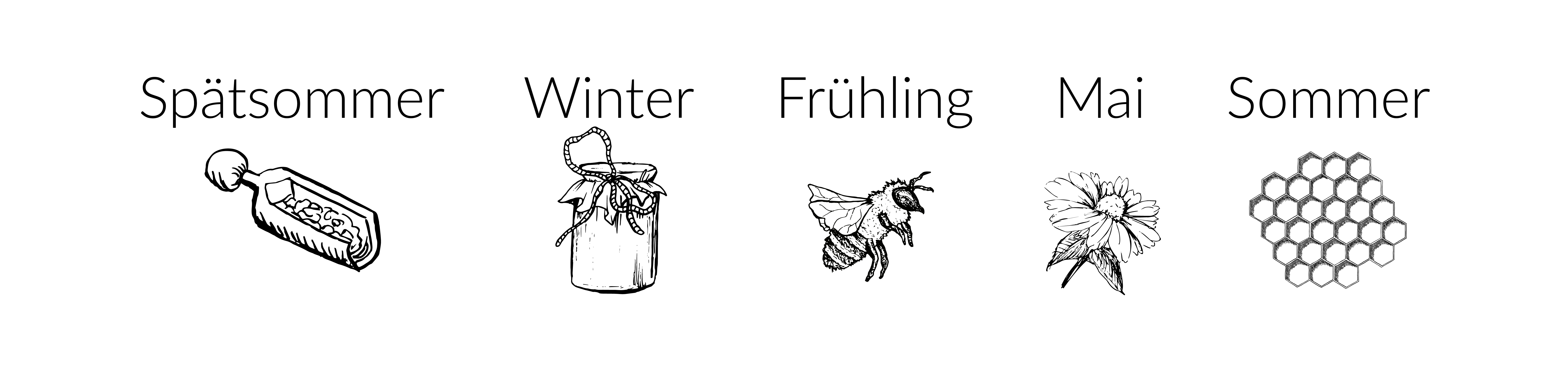 Jahreszeiten Bienenjahr